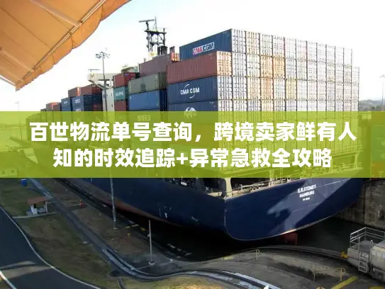 百世物流单号查询，跨境卖家鲜有人知的时效追踪+异常急救全攻略