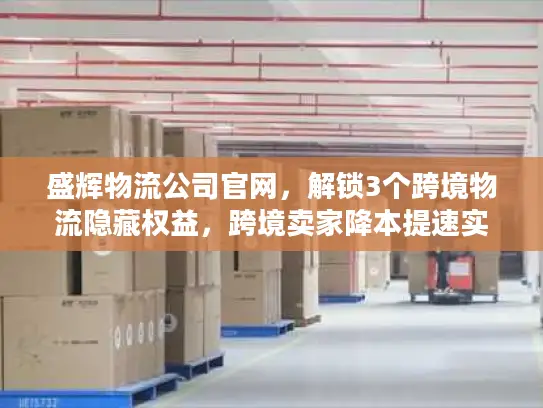 盛辉物流公司官网，解锁3个跨境物流隐藏权益，跨境卖家降本提速实操