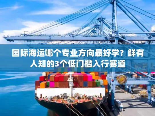 国际海运哪个专业方向最好学？鲜有人知的3个低门槛入行赛道