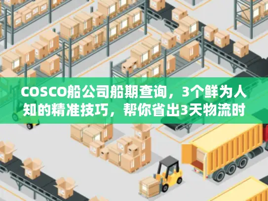 COSCO船公司船期查询，3个鲜为人知的精准技巧，帮你省出3天物流时效