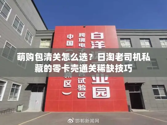 萌购包清关怎么选？日淘老司机私藏的零卡壳通关稀缺技巧