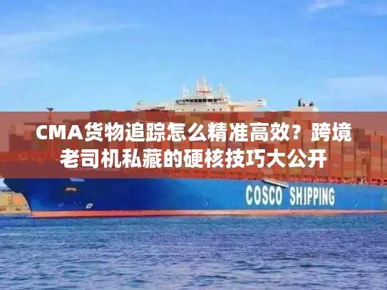 CMA货物追踪怎么精准高效？跨境老司机私藏的硬核技巧大公开