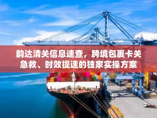 韵达清关信息速查，跨境包裹卡关急救、时效提速的独家实操方案