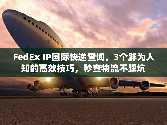 FedEx IP国际快递查询，3个鲜为人知的高效技巧，秒查物流不踩坑