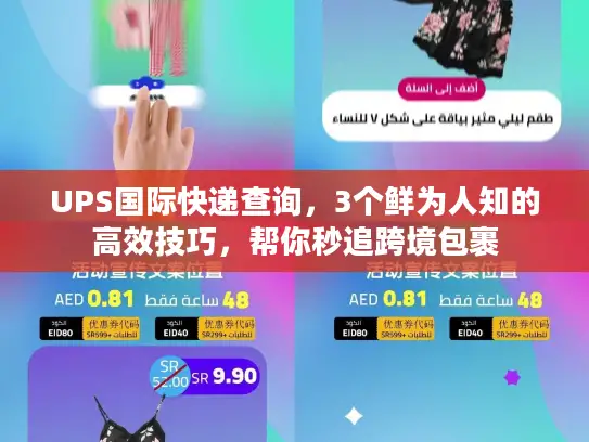 UPS国际快递查询，3个鲜为人知的高效技巧，帮你秒追跨境包裹