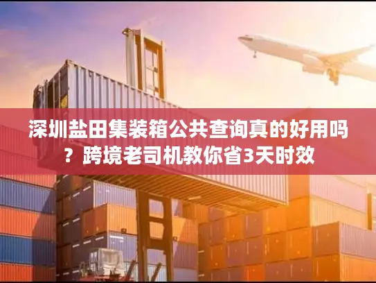 深圳盐田集装箱公共查询真的好用吗?跨境老司机教你省3天时效 深圳盐田集装箱公共查询真的好用吗?跨境老司机教你省3天时效