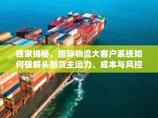 独家揭秘，国际物流大客户系统如何破解头部货主运力、成本与风控三大痛点