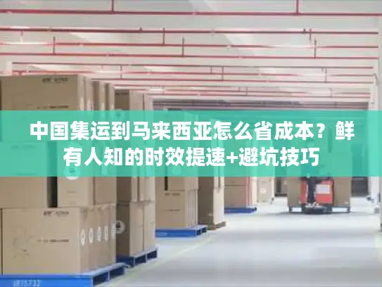 中国集运到马来西亚怎么省成本？鲜有人知的时效提速+避坑技巧