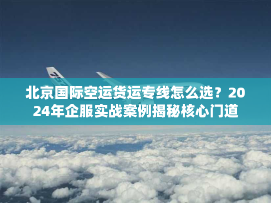 北京国际空运货运专线怎么选？2024年企服实战案例揭秘核心门道