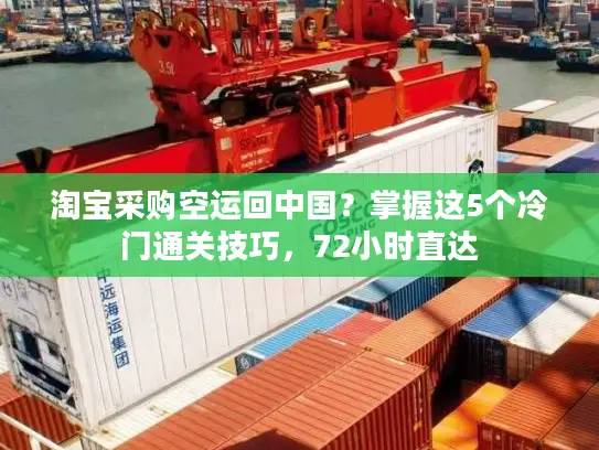 淘宝采购空运回中国？掌握这5个冷门通关技巧，72小时直达