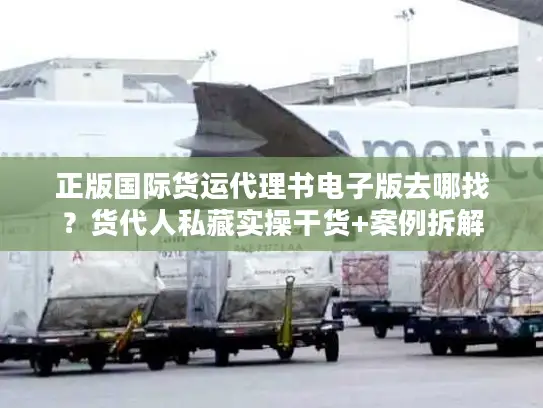 正版国际货运代理书电子版去哪找？货代人私藏实操干货+案例拆解