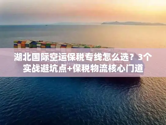 湖北国际空运保税专线怎么选？3个实战避坑点+保税物流核心门道