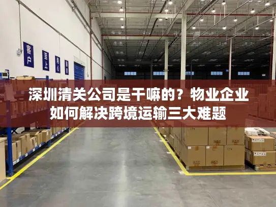深圳清关公司是干嘛的？物业企业如何解决跨境运输三大难题
