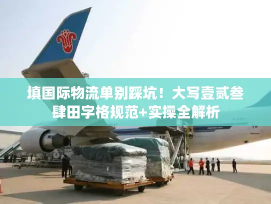 填国际物流单别踩坑！大写壹贰叁肆田字格规范+实操全解析