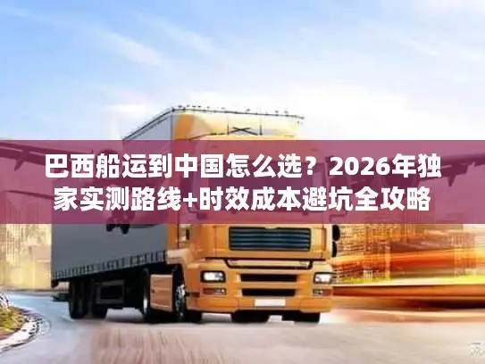 巴西船运到中国怎么选？2026年独家实测路线+时效成本避坑全攻略