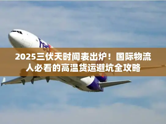2025三伏天时间表出炉！国际物流人必看的高温货运避坑全攻略
