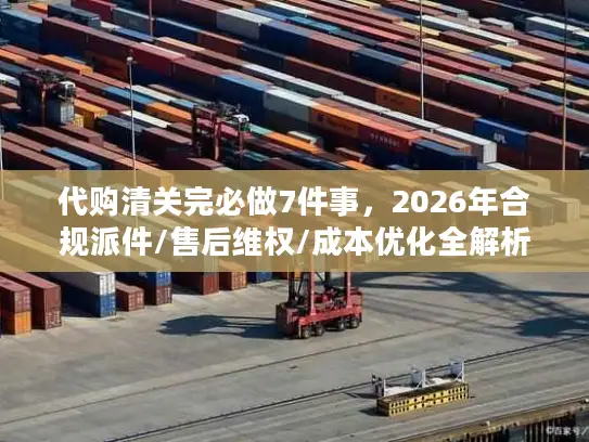 代购清关完必做7件事，2026年合规派件/售后维权/成本优化全解析