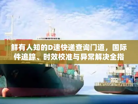 鲜有人知的D速快递查询门道，国际件追踪、时效校准与异常解决全指南