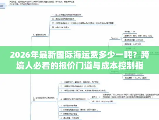 2026年最新国际海运费多少一吨？跨境人必看的报价门道与成本控制指南