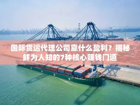 国际货运代理公司靠什么盈利？揭秘鲜为人知的7种核心赚钱门道