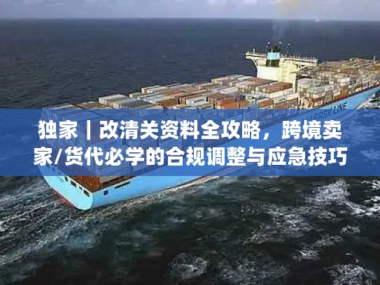 独家｜改清关资料全攻略，跨境卖家/货代必学的合规调整与应急技巧