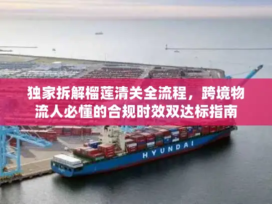 独家拆解榴莲清关全流程，跨境物流人必懂的合规时效双达标指南