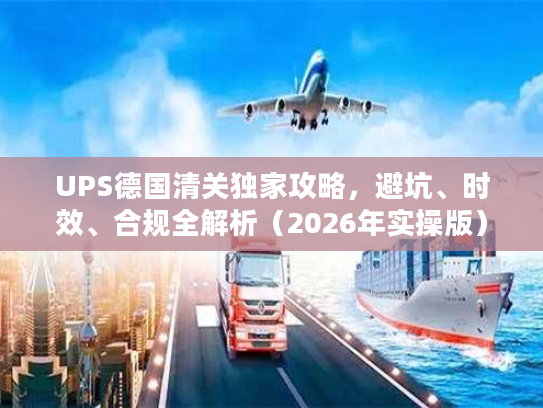 UPS德国清关独家攻略，避坑、时效、合规全解析（2026年实操版）