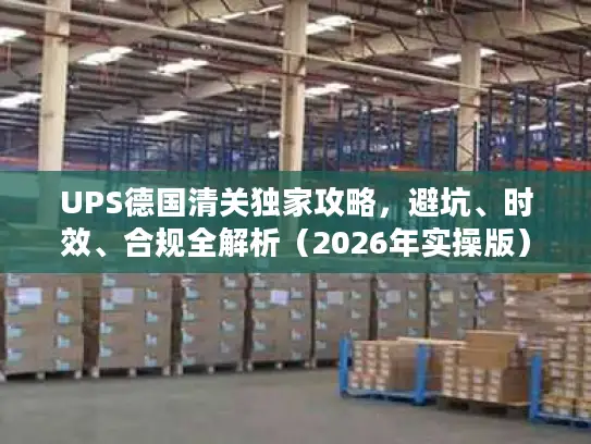 UPS德国清关独家攻略，避坑、时效、合规全解析（2026年实操版）