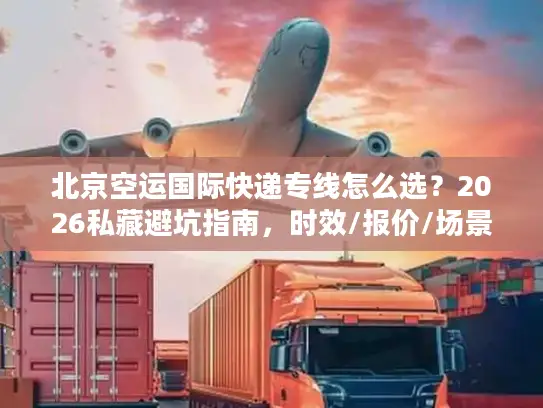 北京空运国际快递专线怎么选？2026私藏避坑指南，时效/报价/场景全解析