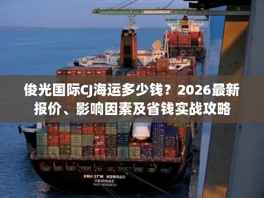 俊光国际CJ海运多少钱？2026最新报价、影响因素及省钱实战攻略