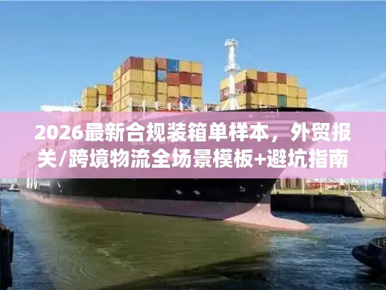 2026最新合规装箱单样本，外贸报关/跨境物流全场景模板+避坑指南