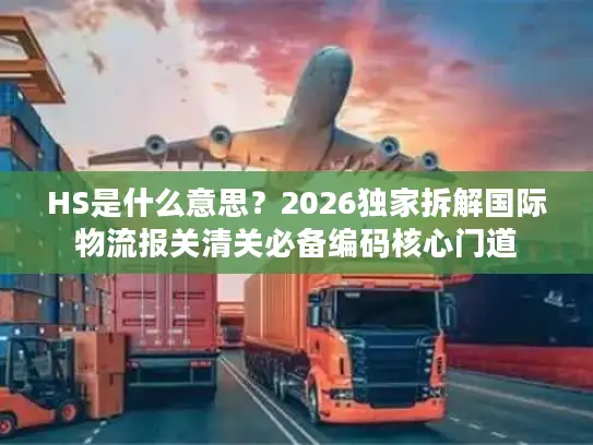 HS是什么意思？2026独家拆解国际物流报关清关必备编码核心门道