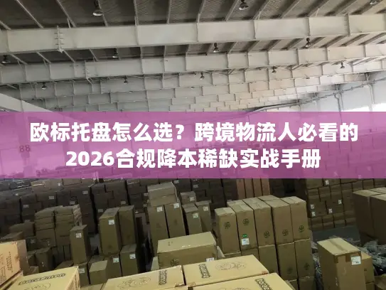 欧标托盘怎么选？跨境物流人必看的2026合规降本稀缺实战手册