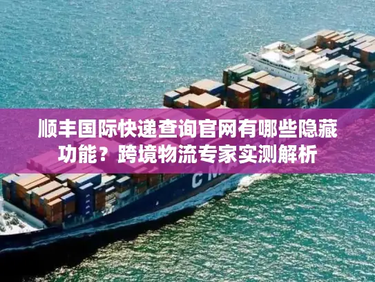 顺丰国际快递查询官网有哪些隐藏功能？跨境物流专家实测解析