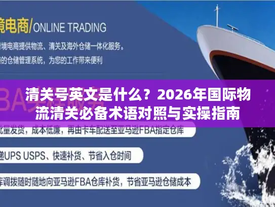 清关号英文是什么？2026年国际物流清关必备术语对照与实操指南