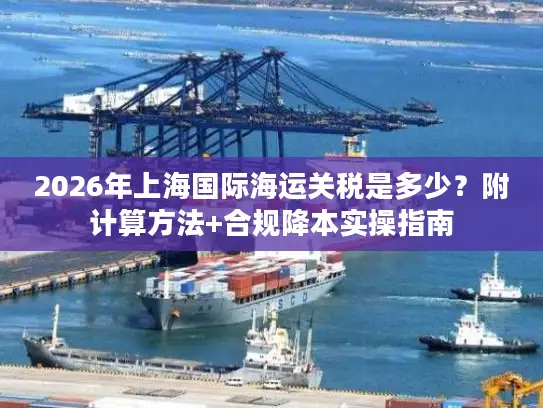 2026年上海国际海运关税是多少？附计算方法+合规降本实操指南