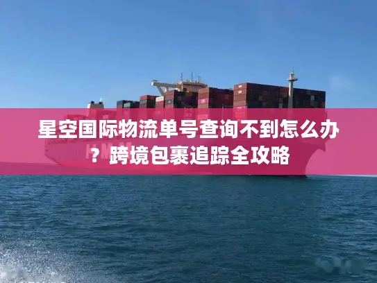 星空国际物流单号查询不到怎么办？跨境包裹追踪全攻略