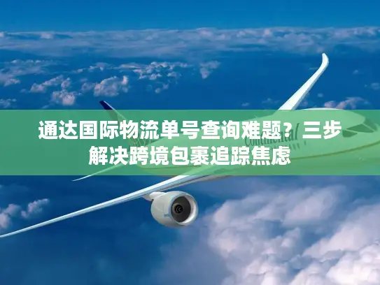 通达国际物流单号查询难题？三步解决跨境包裹追踪焦虑