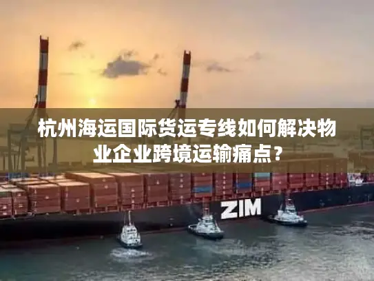 杭州海运国际货运专线如何解决物业企业跨境运输痛点？