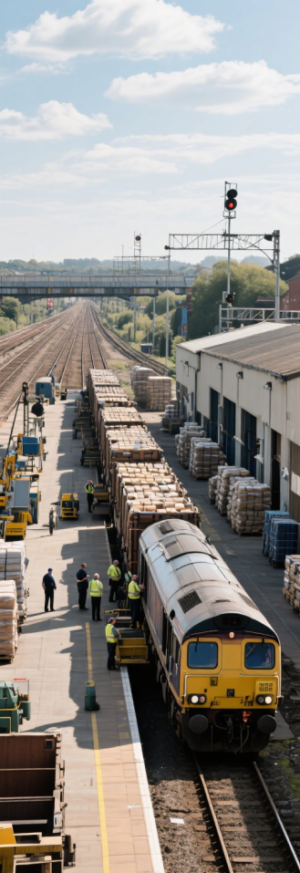 英国铁路专线示意图